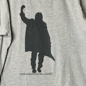 The Breakfast Club Officially Licensed Tultex Gray Graphic T-Shirt